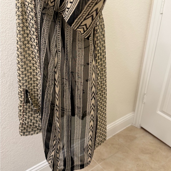 Free People Feather in the Wind sheer tunic blouse sz M - Picture 5 of 8